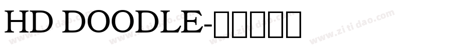 HD DOODLE字体转换